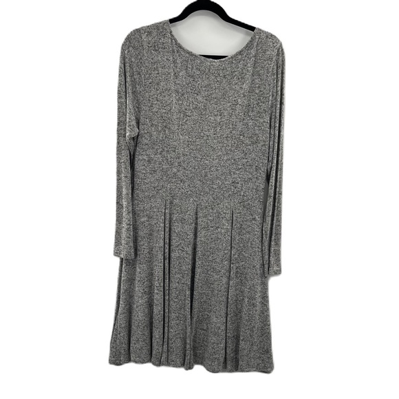 Anthropologie Dolan Neige Brushed Fleece Knit Sweater Dress Gray Long Sleeve XL - Picture 9 of 13